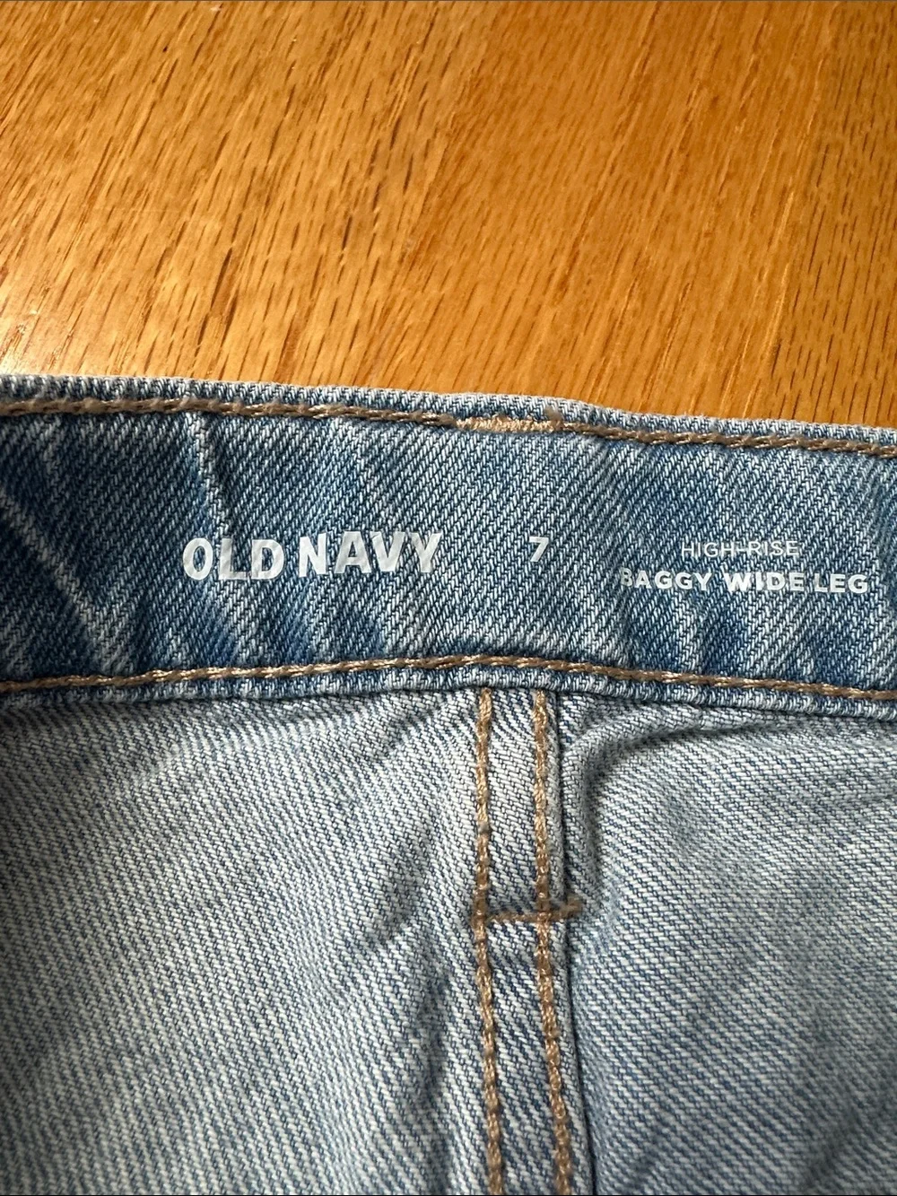 Old Navy Light Blue Wide-Leg Flare Jeans